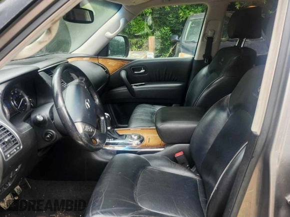 2012 Infiniti QX56 7-passenger with VIN JN8AZ2NE7C9015769, listed as a Copart auction lot 61275105 with 164,342 mi miles and Clean title. Bid and sale history available at DreamBid. Image 5.