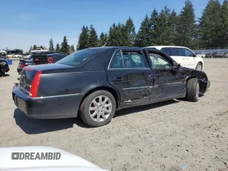 2008 Cadillac DTS 1SC with VIN 1G6KD57Y38U208564, listed as a Copart auction lot 52954255 with 143,490 mi miles and Salvage Title. Bid and sale history available at carsss.com. Image 3.