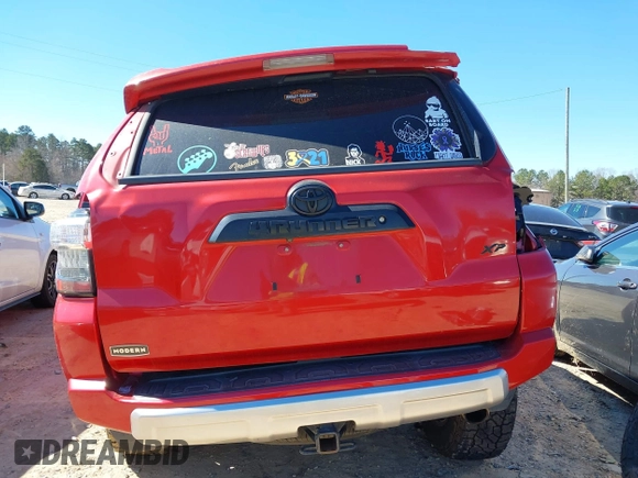 2018 Toyota 4Runner SR5 with VIN JTEBU5JR5J5528978, listed as a IAAI auction lot 41643537 with 119,314 mi miles and . Bid and sale history available at DreamBid. Image 17.