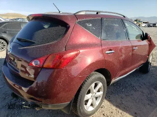 2009 Nissan Murano LE with VIN JN8AZ18W09W106567, listed as a Copart auction lot 73054083 with 0 mi miles and Salvage Title. Bid and sale history available at carsss.com. Image 3.