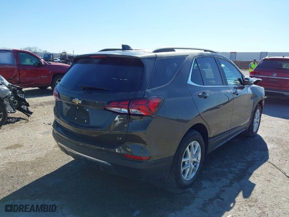2024 Chevrolet Equinox LT with VIN 3GNAXKEGXRL208573, listed as a IAAI auction lot 41275771 with 9,260 mi miles. Bid and sale history available at carsss.com. Image 4.
