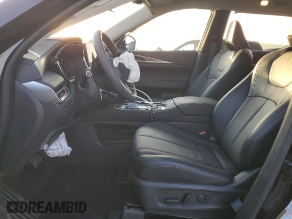 2024 Infiniti QX60 Luxe with VIN 5N1DL1FS7RC341460, listed as a Copart auction lot 43569605 with 4,080 mi miles and Salvage title. Bid and sale history available at DreamBid. Image 7.