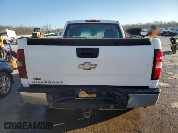2008 Chevrolet Silverado 1500 Work Truck with VIN 1GCEK14C18Z218563, listed as a Copart auction lot 47167425 with 180,563 mi miles and Salvage Title. Bid and sale history available at carsss.com. Image 6.