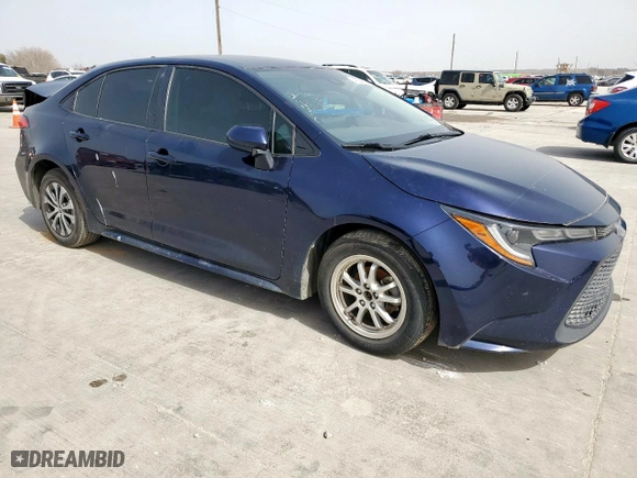2022 Toyota Corolla Hybrid LE with VIN JTDEAMDE1NJ056580, listed as a Copart auction lot 48244975 with 67,342 mi miles and Salvage Title. Bid and sale history available at carsss.com. Image 4.