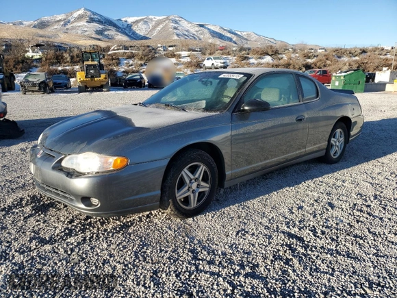 2005 Chevrolet Monte Carlo LS with VIN 2G1WW12EX59118165, listed as a Copart auction lot 42055415 with 161,857 mi miles and Salvage Title. Bid and sale history available at carsss.com. Image 1.