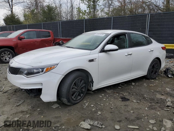 2017 Kia Optima LX with VIN KNAGT4L39H5146413, listed as a Copart auction lot 52831075 with 50,668 mi miles and Salvage Title. Bid and sale history available at carsss.com. Image 1.
