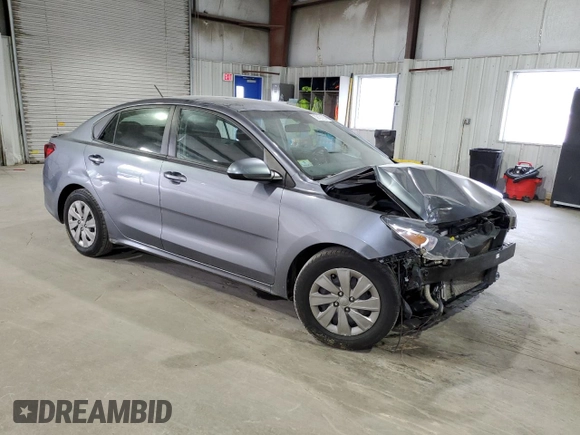 2019 Kia Rio S with VIN 3KPA24AB2KE208414, listed as a Copart auction lot 59121614 with 110,688 mi miles and Salvage Title. Bid and sale history available at carsss.com. Image 4.
