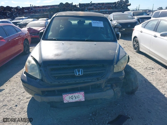 2005 Honda Pilot LX with VIN 2HKYF18175H512174, listed as a IAAI auction lot 41038439 with 1 mi miles. Bid and sale history available at carsss.com. Image 12.