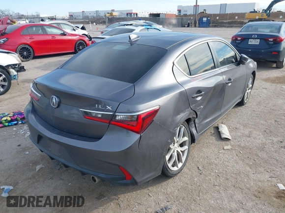 2019 Acura ILX with VIN 19UDE2F37KA008210, listed as a IAAI auction lot 41276363 with 44,072 mi miles. Bid and sale history available at carsss.com. Image 4.