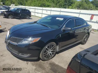 2016 Lincoln MKS EcoBoost with VIN 1LNHL9FT7GG600849, listed as a Copart auction lot 61152104 with 82693 miles and Salvage Title. Bid and sale history available at carsss.com. Image 1.