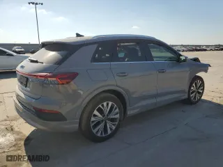 2023 Audi Q4 e-tron Premium Plus with VIN WA1BCBFZ6PP012182, listed as a Copart auction lot 73181234 with 0 mi miles and Salvage Title. Bid and sale history available at carsss.com. Image 3.