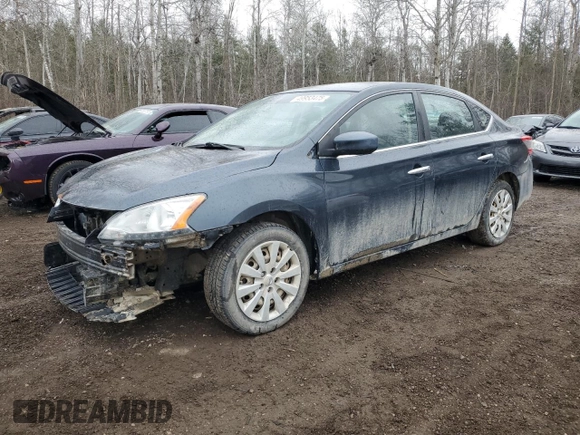 2014 Nissan Sentra S with VIN 3N1AB7AP8EL615279, listed as a Copart auction lot 49953475 with Not Provided miles and Clean Title. Bid and sale history available at DreamBid. Image 1.