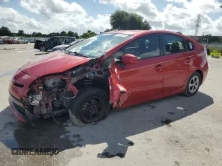 2012 Toyota Prius One with VIN JTDKN3DU4C1535484, listed as a Copart auction lot 65167615 with 132,847 mi miles and Salvage title. Bid and sale history available at DreamBid. Image 1.