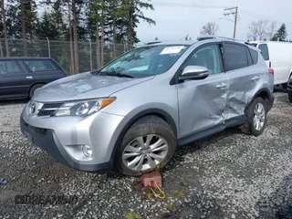 2014 Toyota RAV4 Limited with VIN 2T3DFREV9EW158431, listed as a IAAI auction lot 41771133 with 109,761 mi miles. Bid and sale history available at carsss.com. Image 2.
