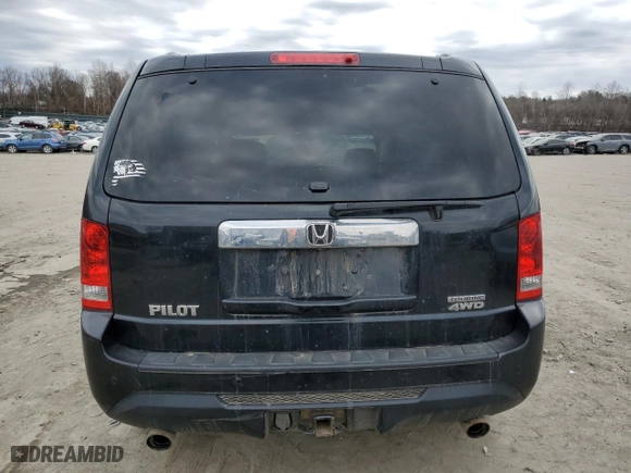 2013 Honda Pilot Touring with VIN 5FNYF4H9XDB053467, listed as a Copart auction lot 48656455 with 154,621 mi miles and Salvage Title. Bid and sale history available at carsss.com. Image 6.
