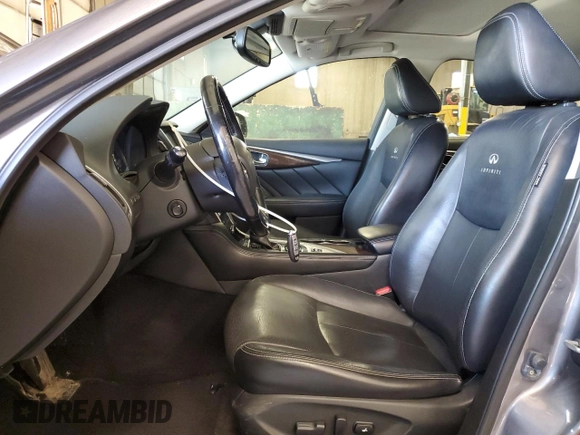 2014 Infiniti Q50 Premium with VIN JN1BV7AR5EM683185, listed as a Copart auction lot 53796975 with 149,277 mi miles and Salvage Title. Bid and sale history available at DreamBid. Image 7.