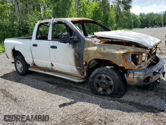2007 Dodge Ram 2500 SLT with VIN 1D7KS28D37J539664, listed as a Copart auction lot 60873114 with 0 mi miles and Non Repairable. Bid and sale history available at carsss.com. Image 4.