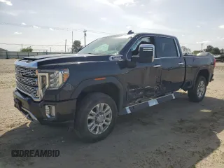 2020 GMC Sierra 2500HD Denali z VIN 1GT49REY7LF110457, wystawiony jako Copart lot #51105705 z przebiegiem 108 299 mil mil oraz Szkoda całkowita • Salvage title. Historia ofert i sprzedaży dostępna na DreamBid. Obrazek 1.
