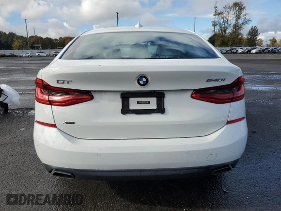 2019 BMW 6 Series 640i xDrive with VIN WBAJV6C52KBK08045, listed as a Copart auction lot 76004384 with 56,730 mi miles and Salvage Title. Bid and sale history available at carsss.com. Image 6.
