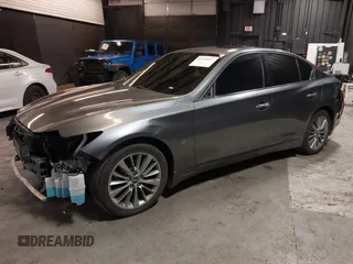 2018 Infiniti Q50 3.0t LUXE with VIN JN1EV7AR8JM610044, listed as a IAAI auction lot 41733252 with 116,320 mi miles. Bid and sale history available at carsss.com. Image 18.