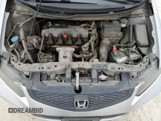 2013 Honda Civic Cpe LX with VIN 2HGFG3B51DH530352, listed as a Copart auction lot 52578775 with 155,627 mi miles and Salvage Title. Bid and sale history available at carsss.com. Image 11.