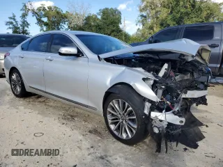2017 Genesis G80 3.8L with VIN KMHGN4JE4HU203975, listed as a Copart auction lot 46729035 with 138,610 mi miles and Non Repairable. Bid and sale history available at carsss.com. Image 4.