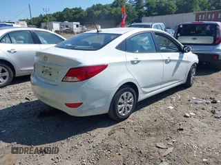 2016 Hyundai Accent SE with VIN KMHCT4AEXGU954727, listed as a IAAI auction lot 39864824 with Not Provided miles and . Bid and sale history available at DreamBid. Image 4.