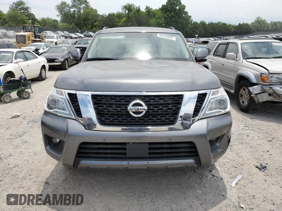 2019 Nissan Armada SV with VIN JN8AY2NC4K9585812, listed as a Copart auction lot 59444084 with 69,782 mi miles and Clean Title. Bid and sale history available at carsss.com. Image 5.