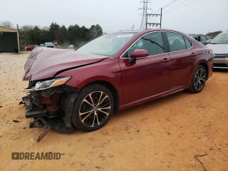 2018 Toyota Camry LE with VIN 4T1B11HK2JU541056, listed as a Copart auction lot 48229835 with 183,759 mi miles and Salvage title. Bid and sale history available at DreamBid. Image 1.