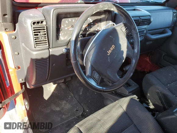 2005 Jeep Wrangler Unlimited with VIN 1J4FA44SX5P353588, listed as a Copart auction lot 42412885 with 72,863 mi miles and Salvage Title. Bid and sale history available at carsss.com. Image 8.