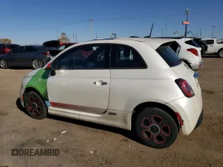 2016 FIAT 500e with VIN 3C3CFFGE3GT155109, listed as a Copart auction lot 77614534 with 62,213 mi miles and Salvage Title. Bid and sale history available at carsss.com. Image 2.