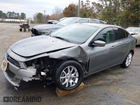 2013 Dodge Dart SXT with VIN 1C3CDFBAXDD288185, listed as a IAAI auction lot 41844872 with 153,339 mi miles. Bid and sale history available at carsss.com. Image 17.