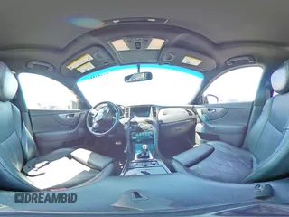 2015 Infiniti QX70 with VIN JN8CS1MU9FM380312, listed as a Copart auction lot 54104005 with 100,678 mi miles and Salvage Title. Bid and sale history available at DreamBid. Image 16.