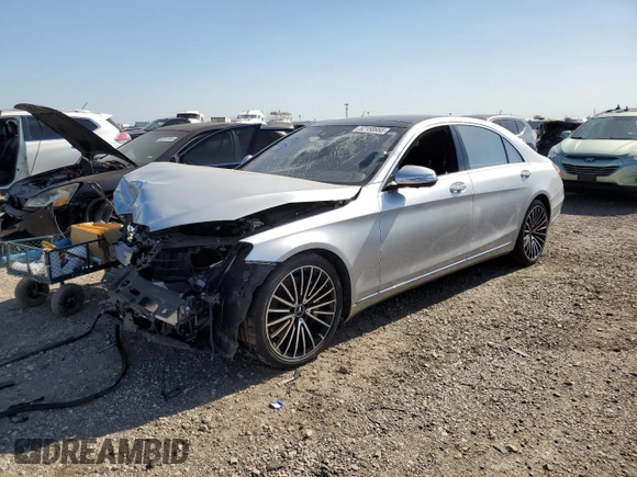 2018 Mercedes-Benz S with VIN WDDUG6EB7JA373919, listed as a Copart auction lot 52158955 with Not Provided miles and Salvage Title. Bid and sale history available at carsss.com. Image 1.