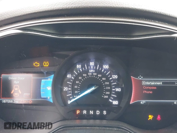 2019 Ford Fusion SE with VIN 3FA6P0HD3KR284679, listed as a IAAI auction lot 41925937 with 67,058 mi miles. Bid and sale history available at carsss.com. Image 7.