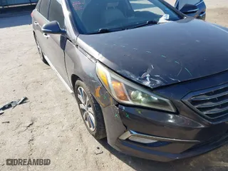 2016 Hyundai Sonata 2.4L Sport with VIN 5NPE34AF8GH407309, listed as a IAAI auction lot 41711709 with 127,460 mi miles. Bid and sale history available at carsss.com. Image 6.