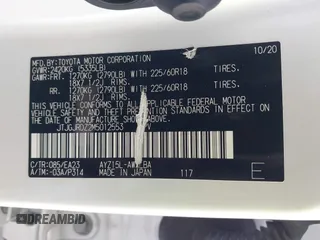 2021 Lexus NX 300h with VIN JTJGJRDZ2M5012553, listed as a IAAI auction lot 41850243 with 56,737 mi miles and . Bid and sale history available at DreamBid. Image 9.