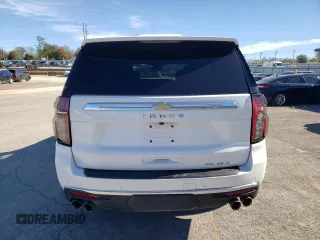 2023 Chevrolet Tahoe Premier with VIN 1GNSCSKD8PR371447, listed as a Copart auction lot 75280014 with 50,396 mi miles and Clean title. Bid and sale history available at DreamBid. Image 6.