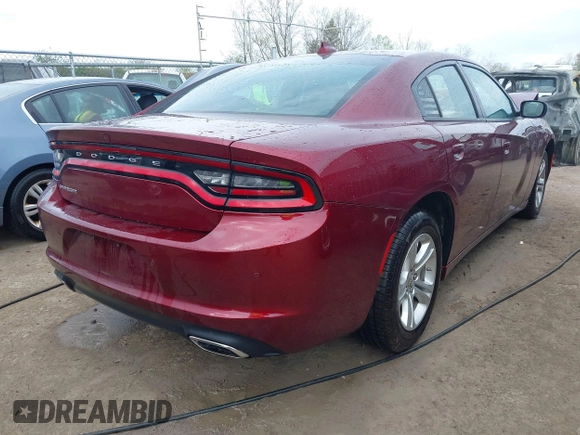 2023 Dodge Charger SXT with VIN 2C3CDXBG9PH659726, listed as a IAAI auction lot 42103636 with 14,321 mi miles and . Bid and sale history available at DreamBid. Image 4.