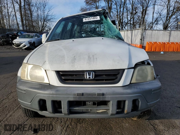 2000 Honda CR-V EX with VIN JHLRD1763YS023383, listed as a Copart auction lot 47251405 with 0 mi miles and Salvage Title. Bid and sale history available at carsss.com. Image 5.