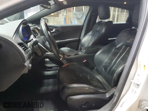 2015 Chrysler 200 S with VIN 1C3CCCBG5FN647722, listed as a Copart auction lot 50693715 with 129,807 mi miles and Salvage Title. Bid and sale history available at DreamBid. Image 7.