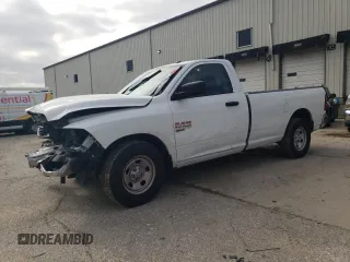 2023 Ram 1500 Tradesman with VIN 3C6JR6DG2PG665709, listed as a Copart auction lot 43652145 with 15,752 mi miles and Salvage title. Bid and sale history available at DreamBid. Image 1.