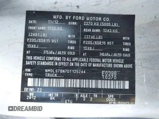 2013 Ford Transit Connect XLT с VIN NM0LS7BN7DT135244, выставлен на аукционе IAAI как лот 40942874 с пробегом 80 592 миль миль и . История ставок и продаж доступна на DreamBid. Изображение 9.