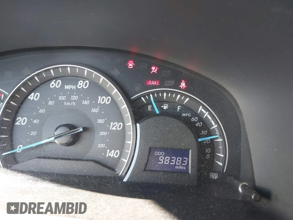 2012 Toyota Camry L with VIN 4T4BF1FK4CR160872, listed as a IAAI auction lot 41125175 with 98,383 mi miles. Bid and sale history available at carsss.com. Image 7.