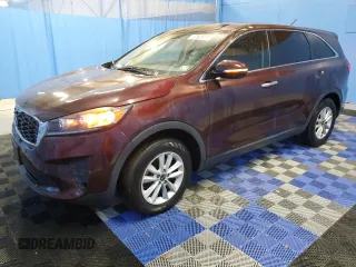 2019 Kia Sorento LX with VIN 5XYPG4A56KG553342, listed as a Copart auction lot 60476385 with 124,929 mi miles and Clean title. Bid and sale history available at DreamBid. Image 1.