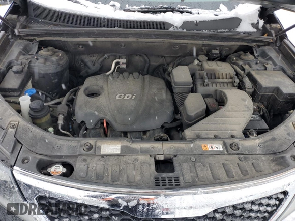2013 Kia Sorento LX with VIN 5XYKT3A62DG346202, listed as a Copart auction lot 82705134 with 208,117 mi miles and Non repairable. Bid and sale history available at DreamBid. Image 12.