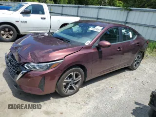 2024 Nissan Sentra SV z VIN 3N1AB8CVXRY339021, wystawiony jako Copart lot #60439995 z przebiegiem 25 196 mil mil oraz Szkoda całkowita • Salvage title. Historia ofert i sprzedaży dostępna na DreamBid. Obrazek 1.