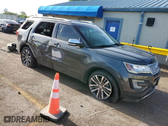 2016 Ford Explorer Platinum z VIN 1FM5K8HTXGGB59098, wystawiony jako Copart lot #54625405 z przebiegiem 99 465 mil mil oraz Szkoda całkowita • Salvage title. Historia ofert i sprzedaży dostępna na DreamBid. Obrazek 4.