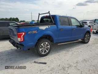 2017 Ford F-150 XL with VIN 1FTEW1CP9HKE14736, listed as a Copart auction lot 53297785 with 195,991 mi miles and Salvage Title. Bid and sale history available at carsss.com. Image 3.