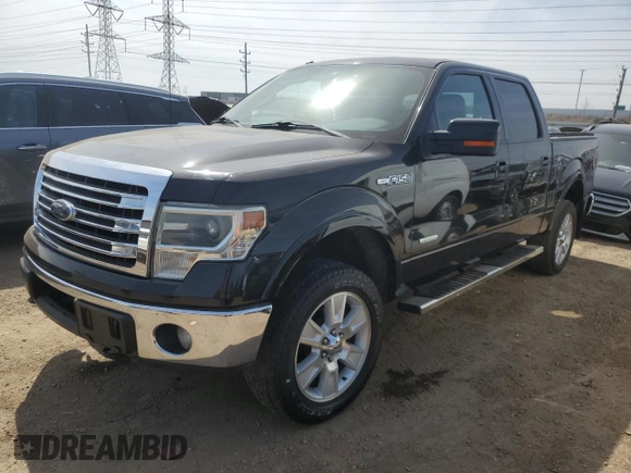 2013 Ford F-150 XL with VIN 1FTFW1ET9DKF17986, listed as a Copart auction lot 53435075 with 112,267 mi miles and Clean Title. Bid and sale history available at carsss.com. Image 1.